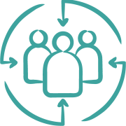 User icons inside a circle.