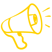 Megaphone doodle.