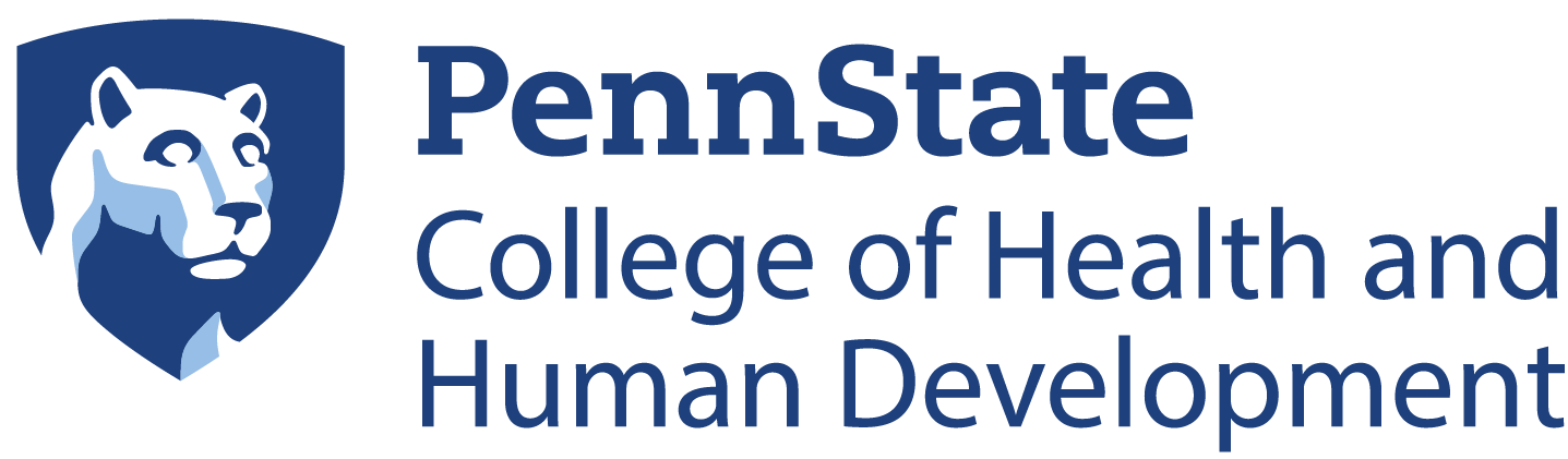 College of Health and Human Development Logomark with Penn State Shield